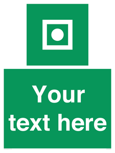 Custom sign safe condition Shipboard general alarm